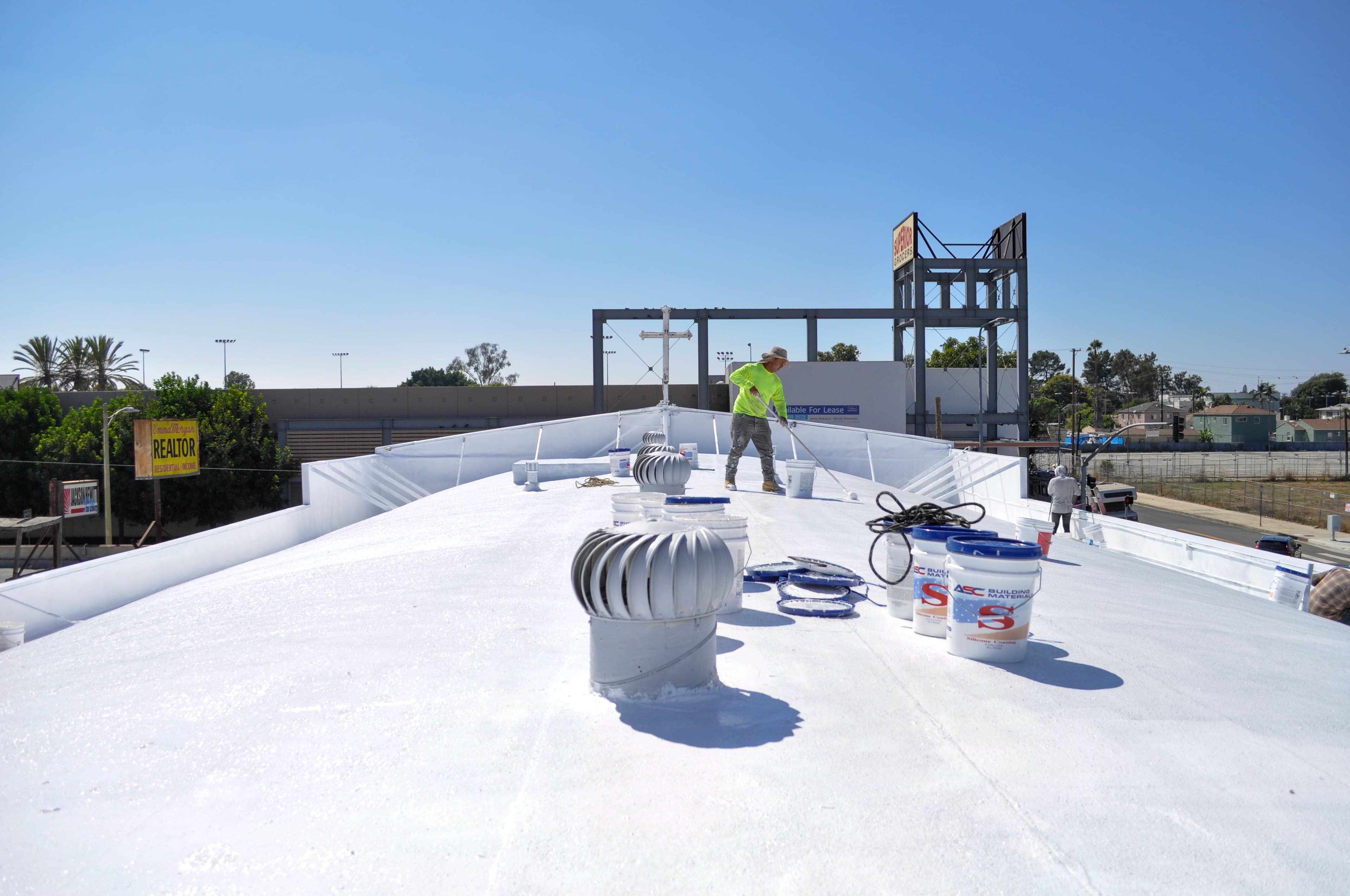 Silicone Coating in Los Angeles — Pacific Pro Roofing